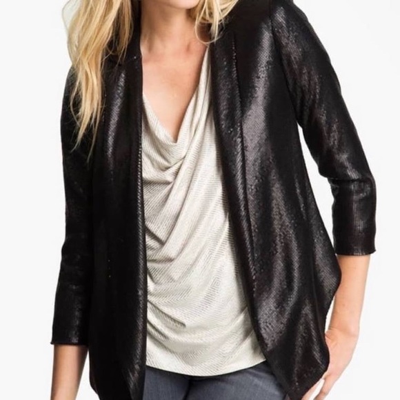 EUC Ella Moss Sequined Jacket Small - Picture 3 of 5